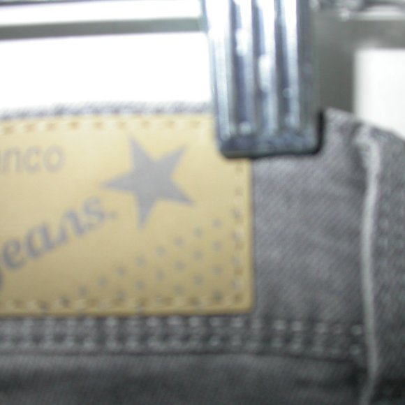 Grey Distressed Denim Blanco Jeans - Picture 5 of 6